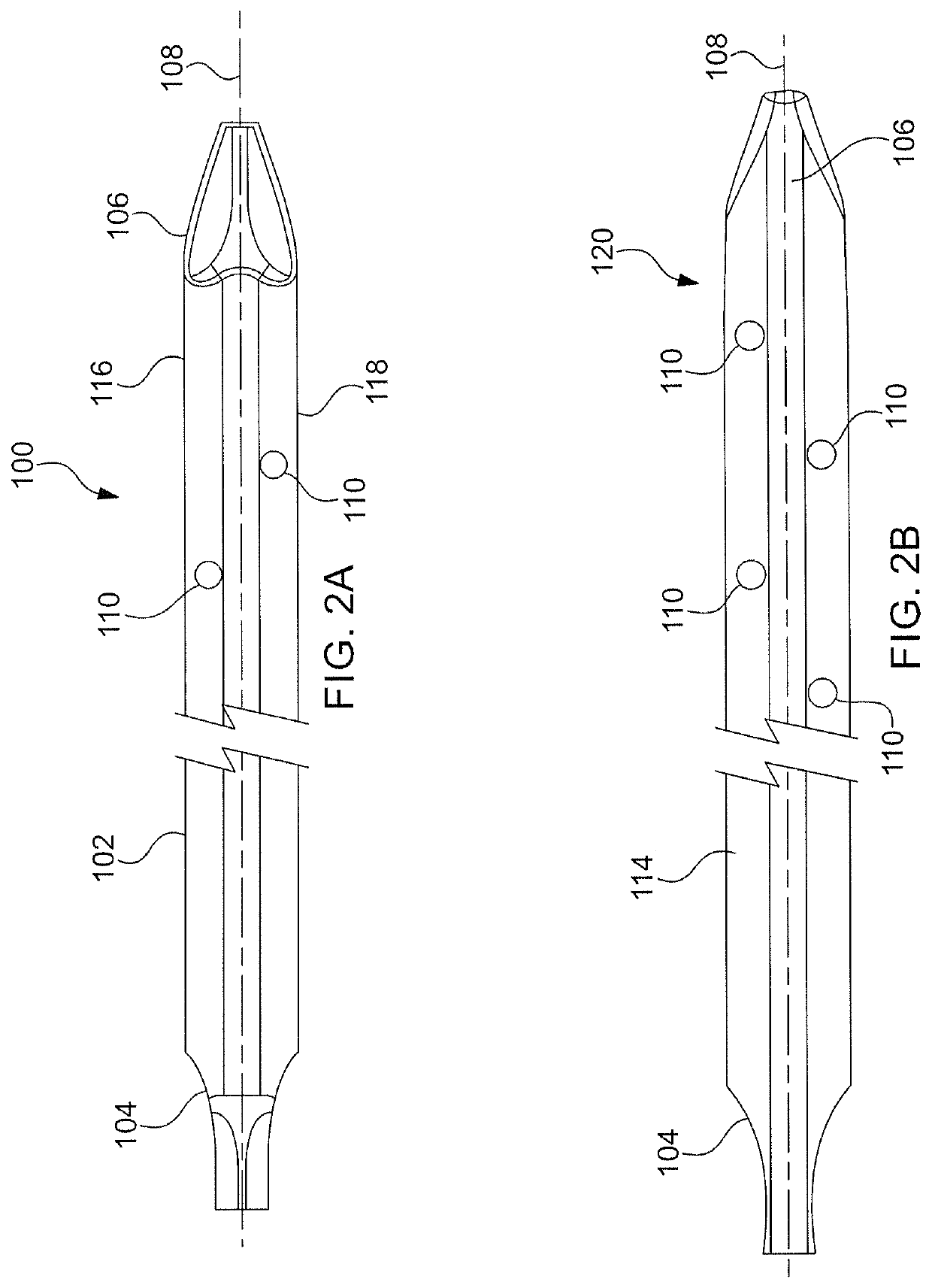 Catheter with Tapered Self-Introducing Low-Recirculation Distal Tip