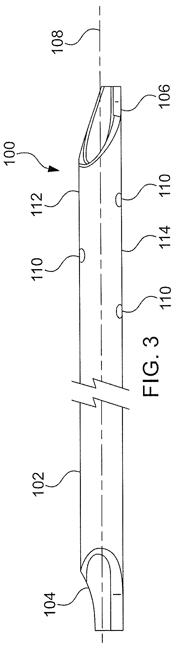 Catheter with Tapered Self-Introducing Low-Recirculation Distal Tip