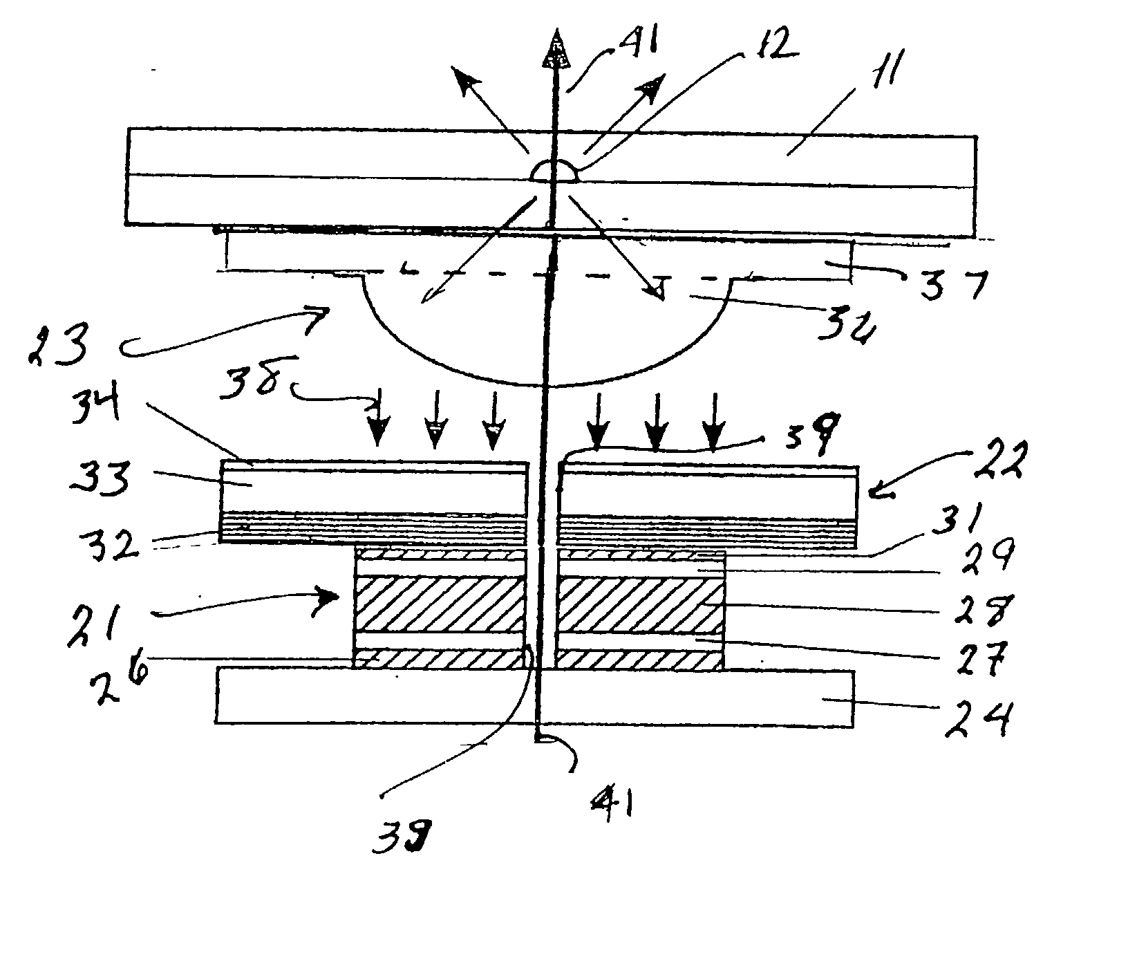 Solid-state detector and optical system for microchip analyzers