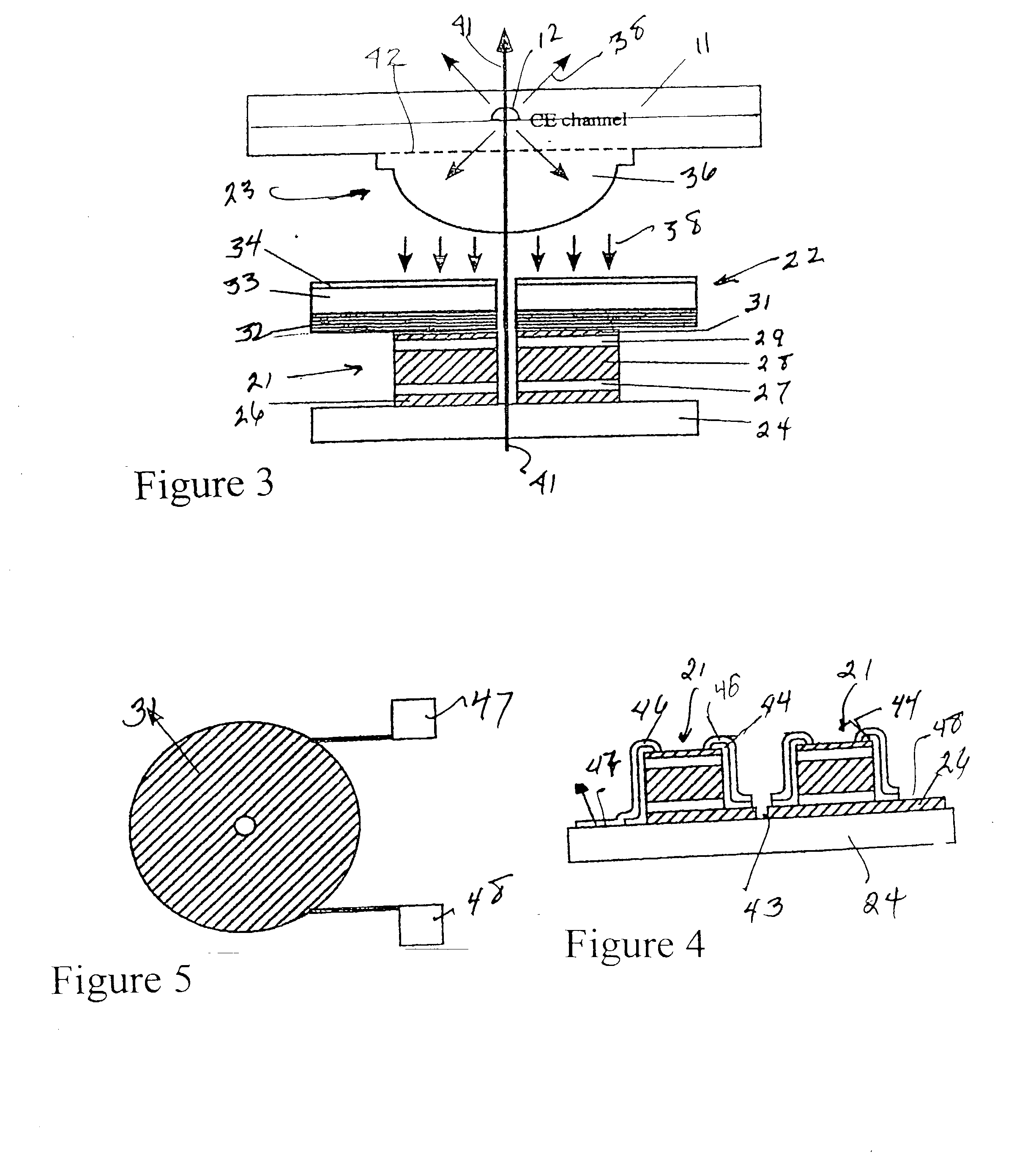 Solid-state detector and optical system for microchip analyzers