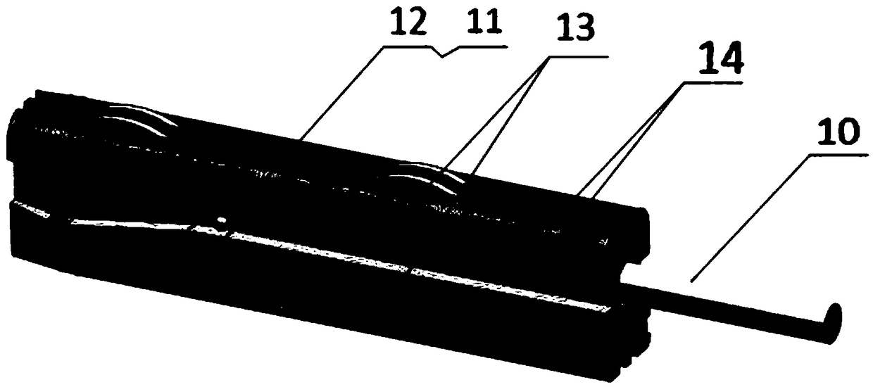 Aluminum alloy magazine welding deformation control device and method