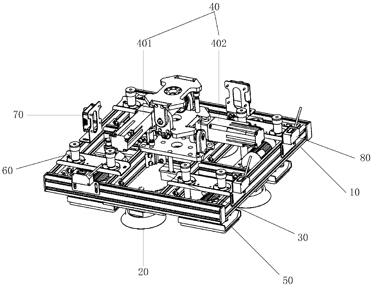 Sucker clamp and control method thereof