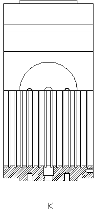 Machining method of forge piece jaw base