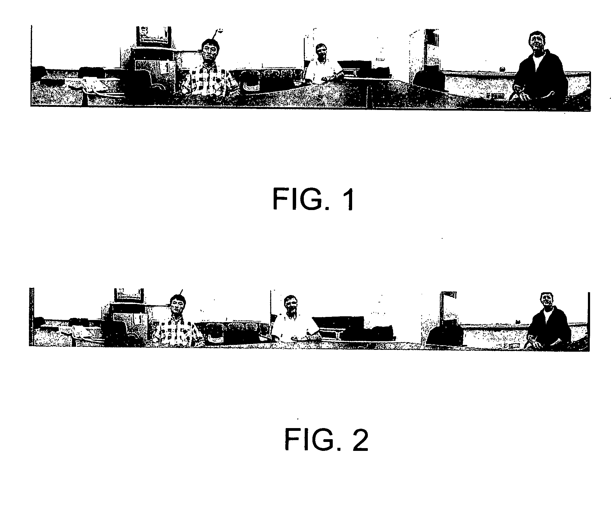 User interface for a system and method for head size equalization in 360 degree panoramic images