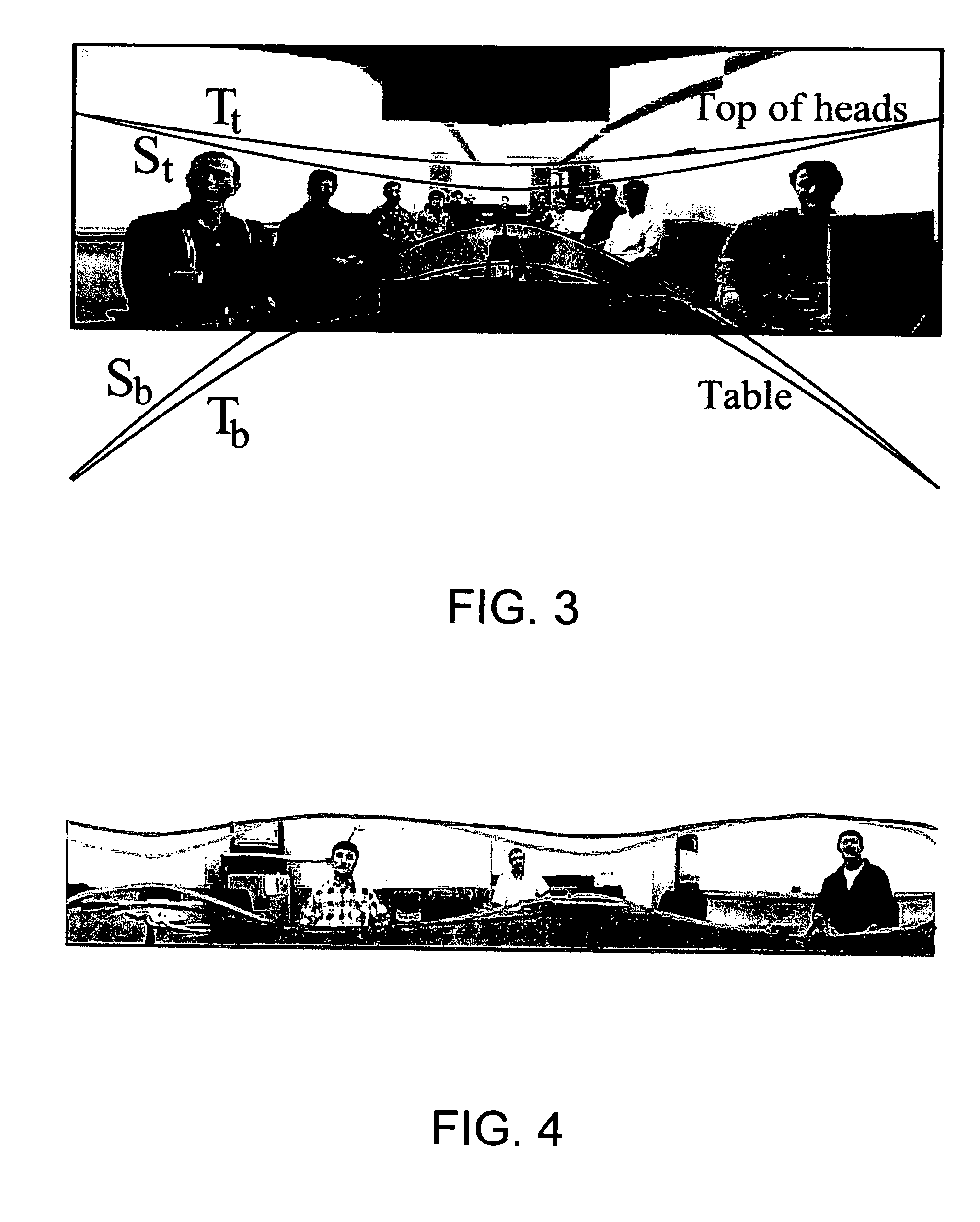 User interface for a system and method for head size equalization in 360 degree panoramic images