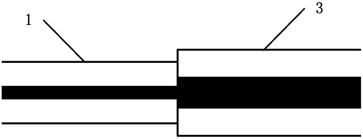 Optical waveguide mode converter used for improving optical waveguide transmission characteristic