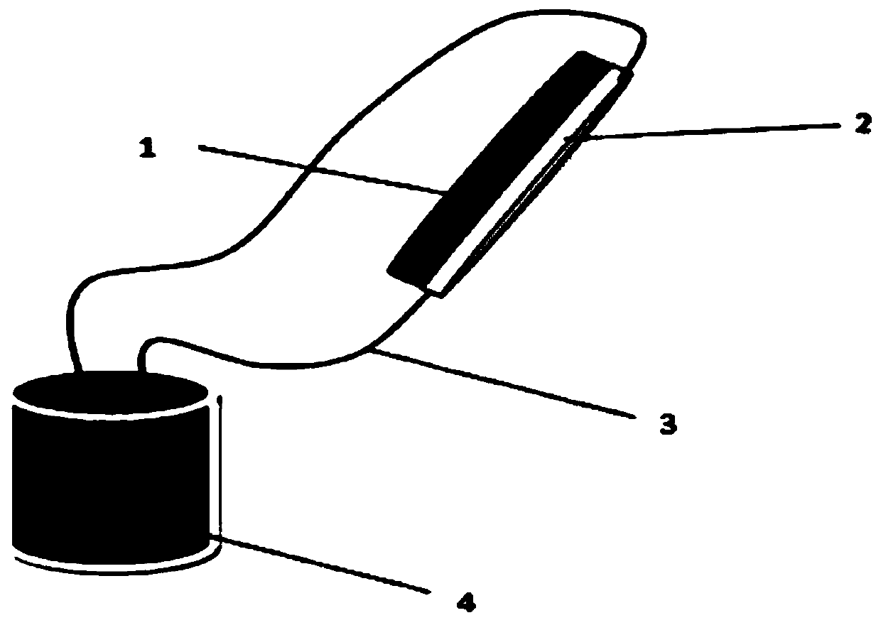 A heat dissipation system and method applied to the light output surface of high-power LED lighting equipment