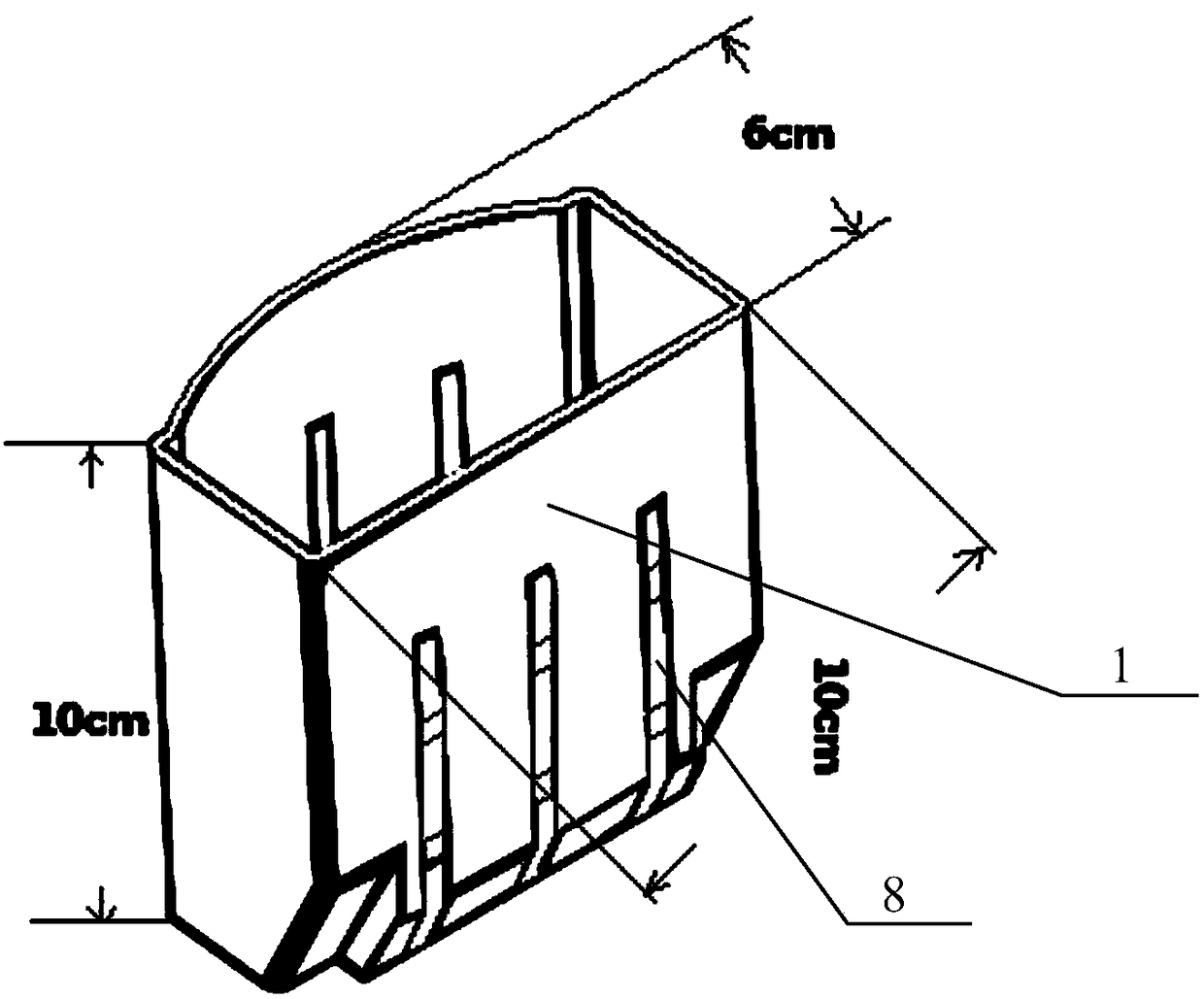 Device and method for vertically cultivating hydroponic plants on wall surface