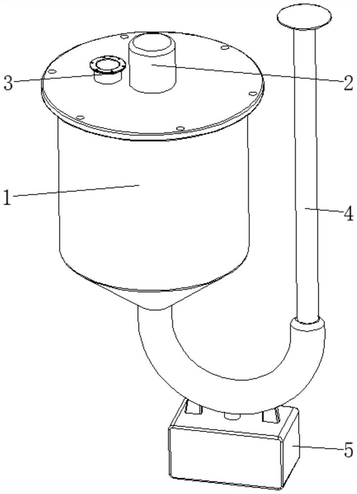 Centrifugal gas multi-stage filtering device