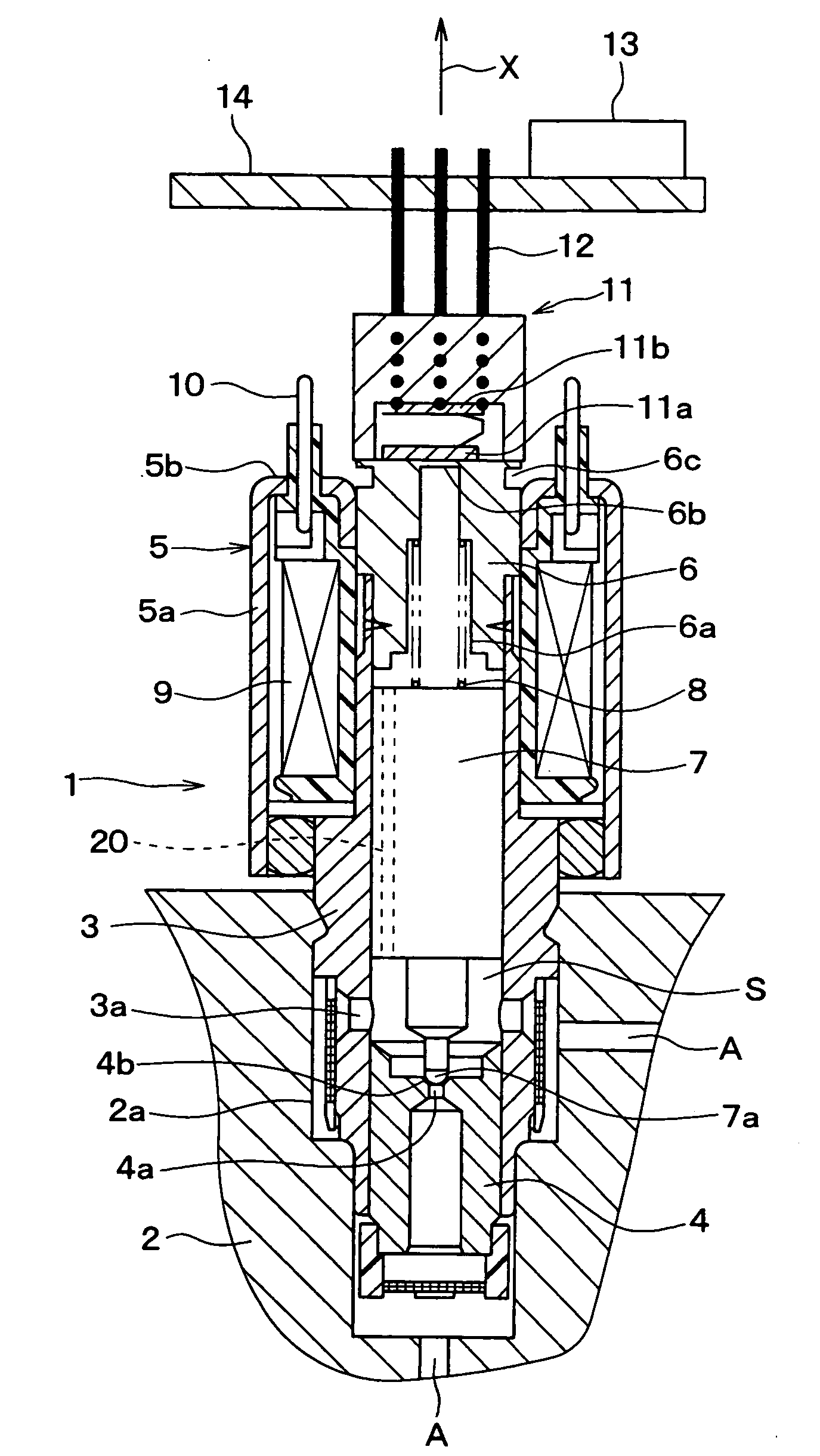 Electromagnetic valve and method for manufacturing the same