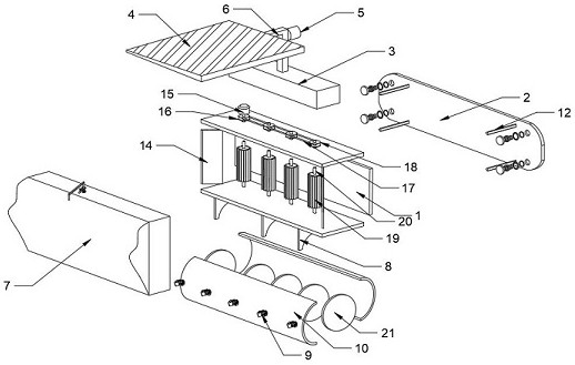 Underwater robot bidirectional buoyancy adjusting device and adjusting method