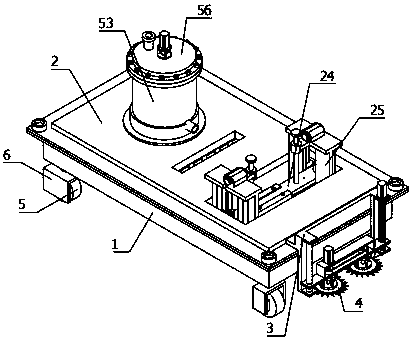 Agricultural soil turnover and efficient weeding robot