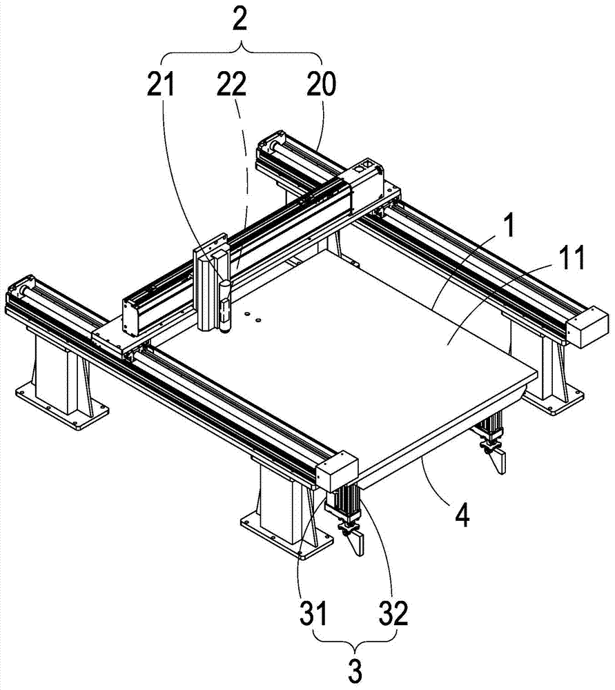 Automatic horizontal correcting device for platform