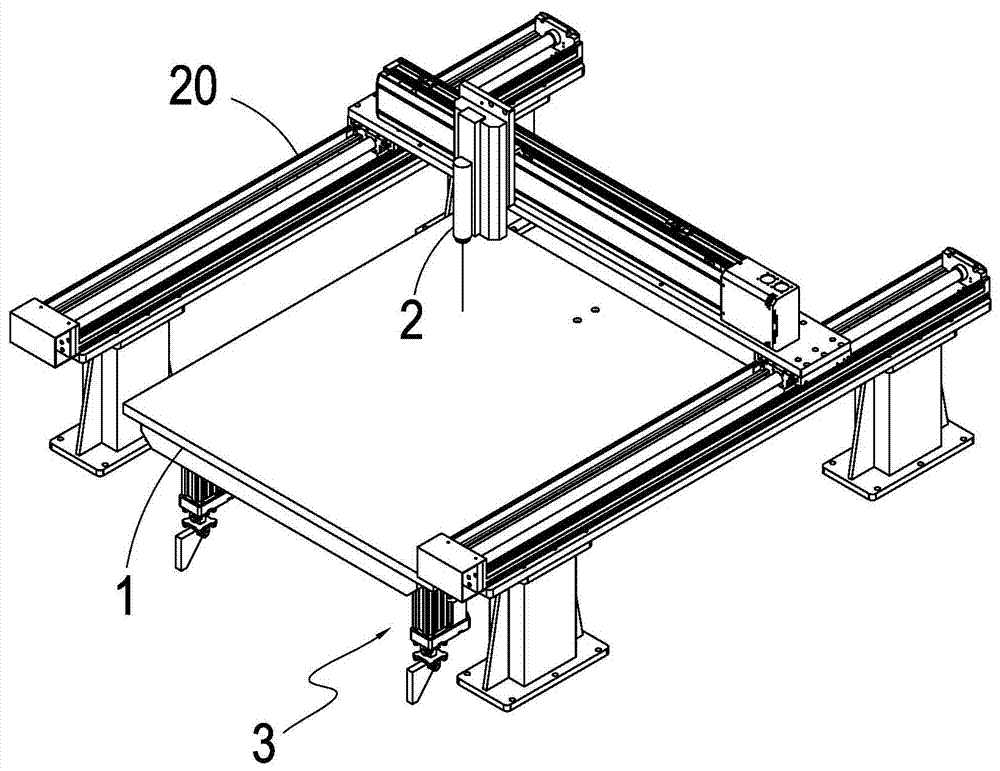 Automatic horizontal correcting device for platform