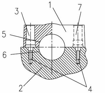 Engine camshaft bearing cover capable of preventing false mounting