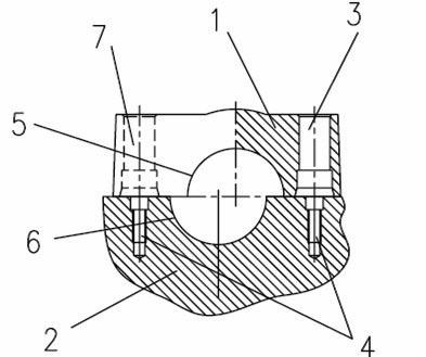 Engine camshaft bearing cover capable of preventing false mounting