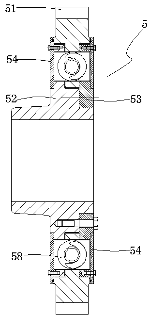 Toothed rail car bogie