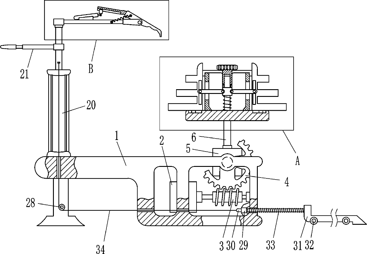 Heavy truck tire detaching device