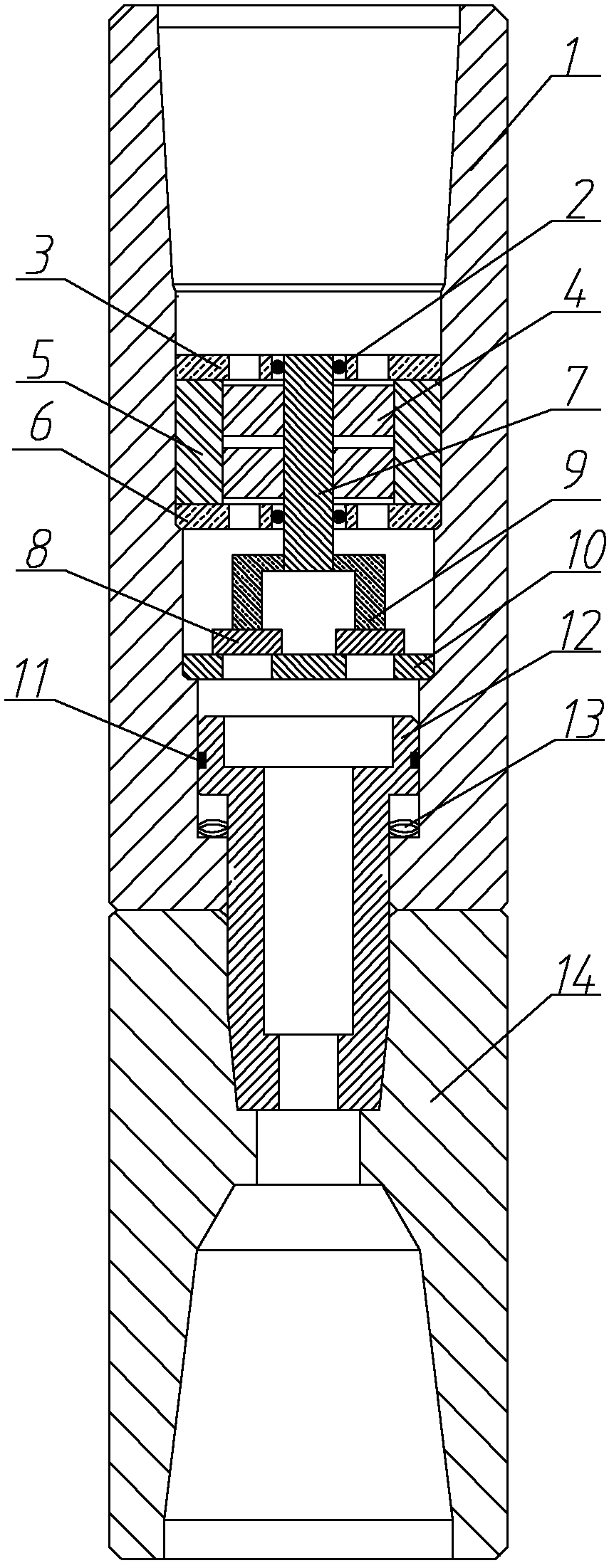 Resonant pulse vibrating drilling device