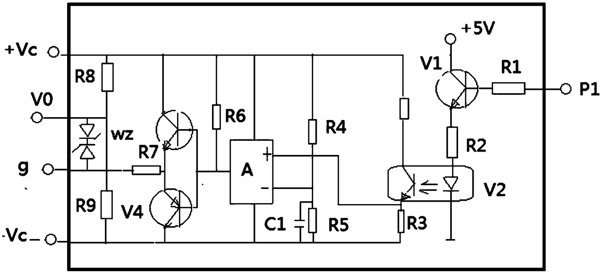 High-voltage safety protection device of pure electric vehicle