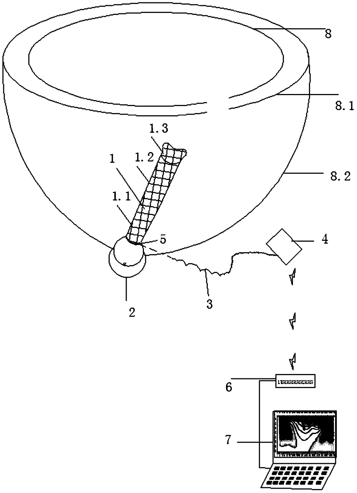 a pelvic baroreceptor