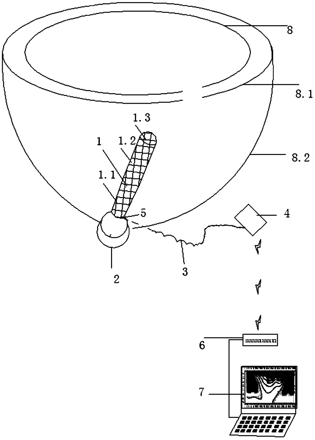 a pelvic baroreceptor