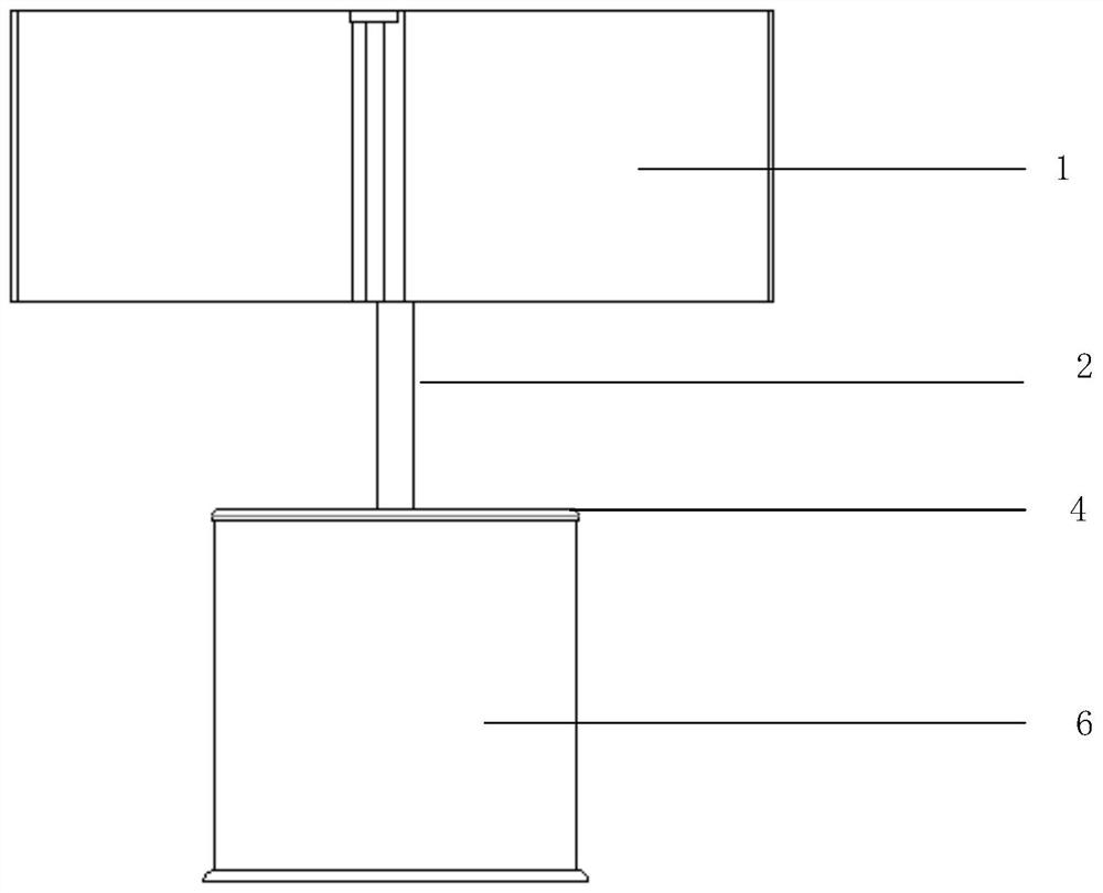 An environmental energy collector and its early warning system and application method