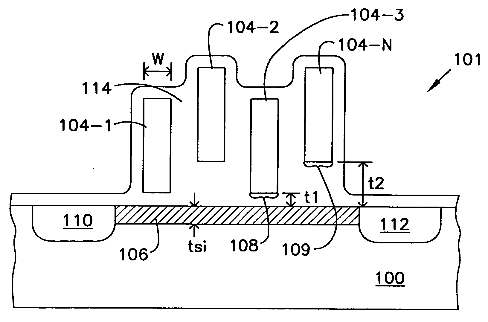 Method for forming programmable logic arrays using vertical gate transistors