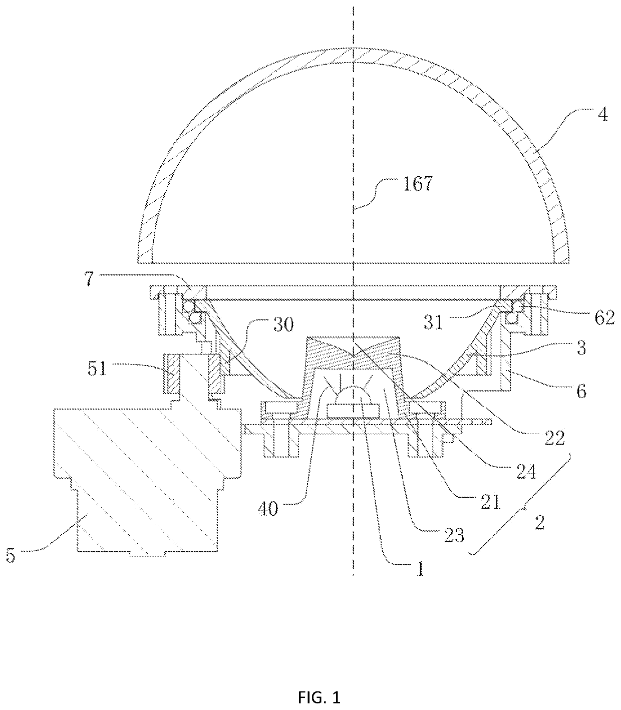 Projection apparatus illuminating with cloud effect