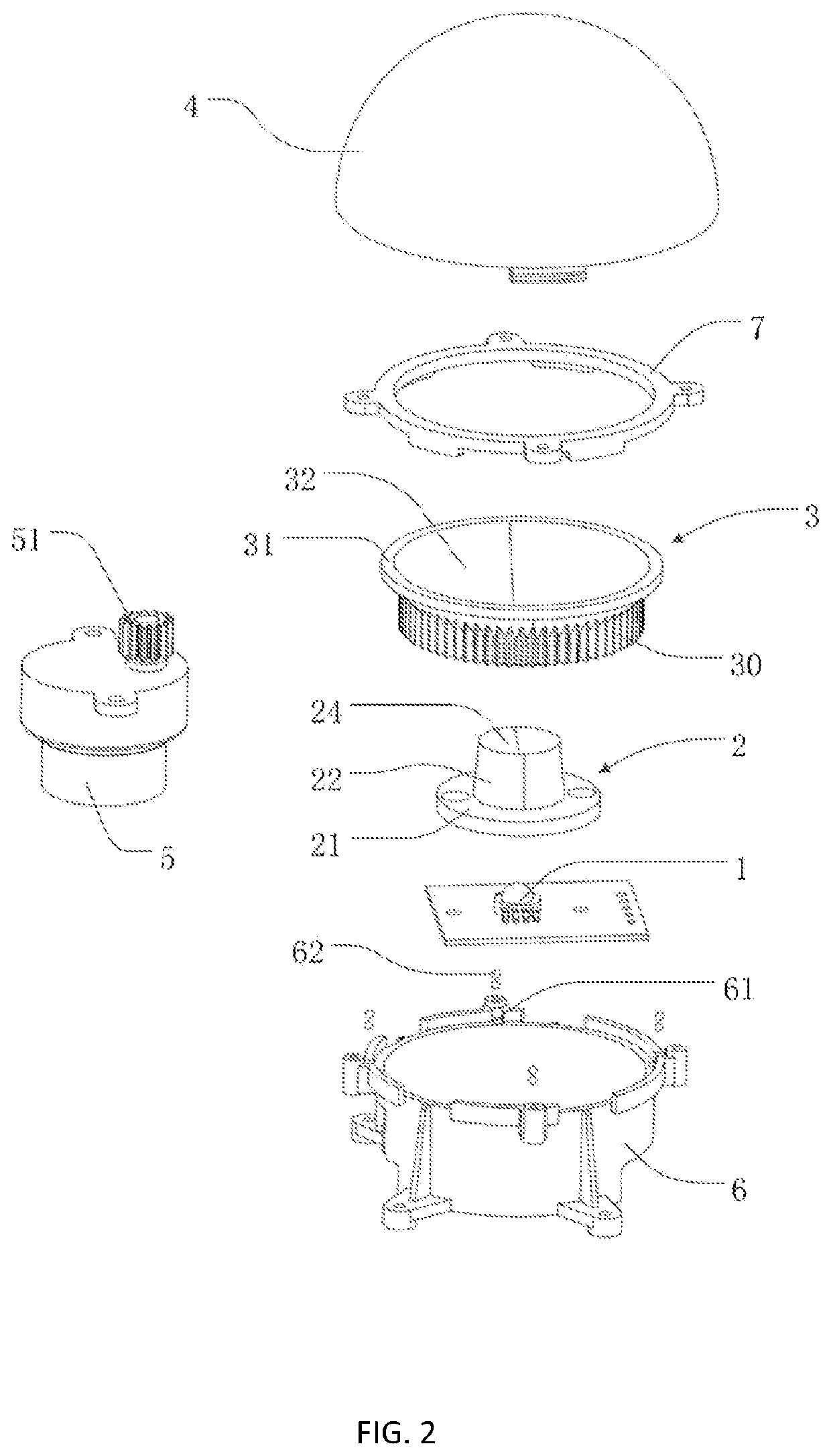 Projection apparatus illuminating with cloud effect