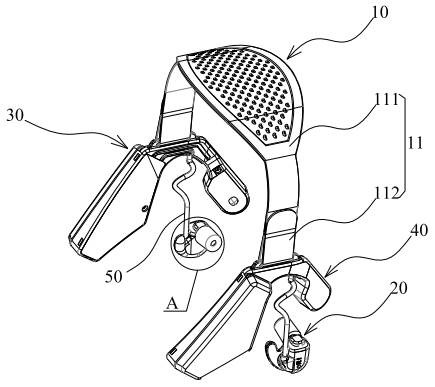 Bone-conduction microphone and head-mounted Bluetooth earphone