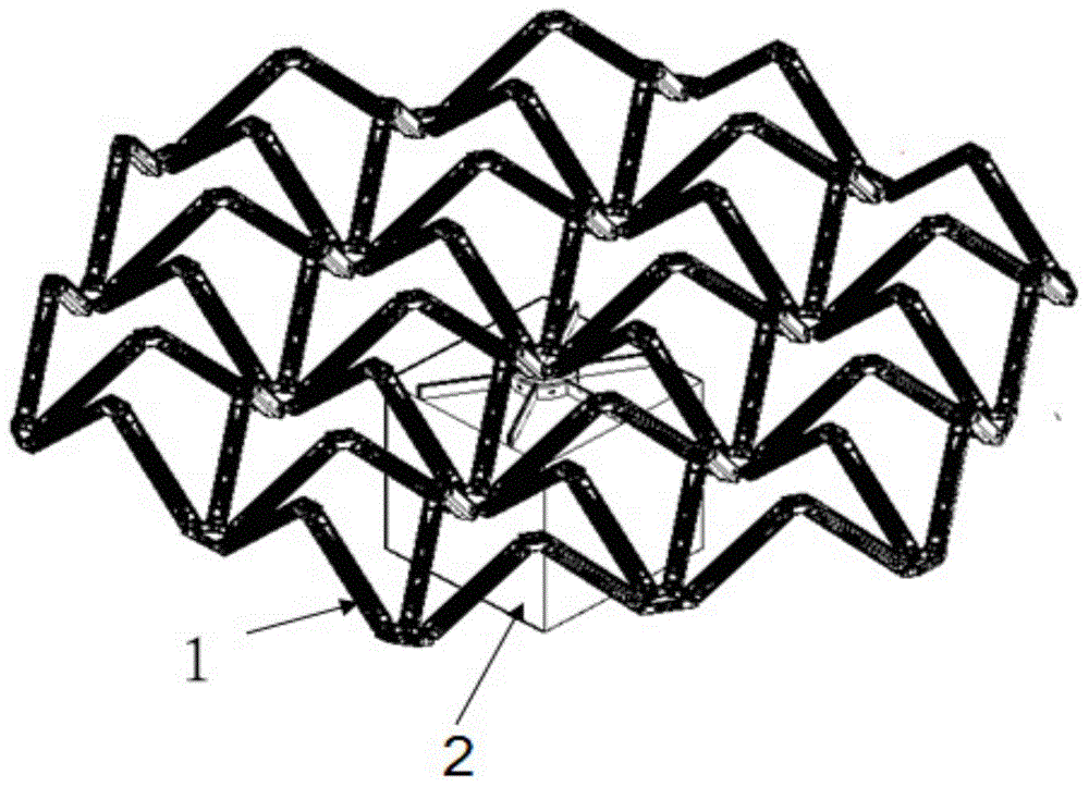 A torsion spring driven small satellite spaceborne deployable planar structure and its installation method