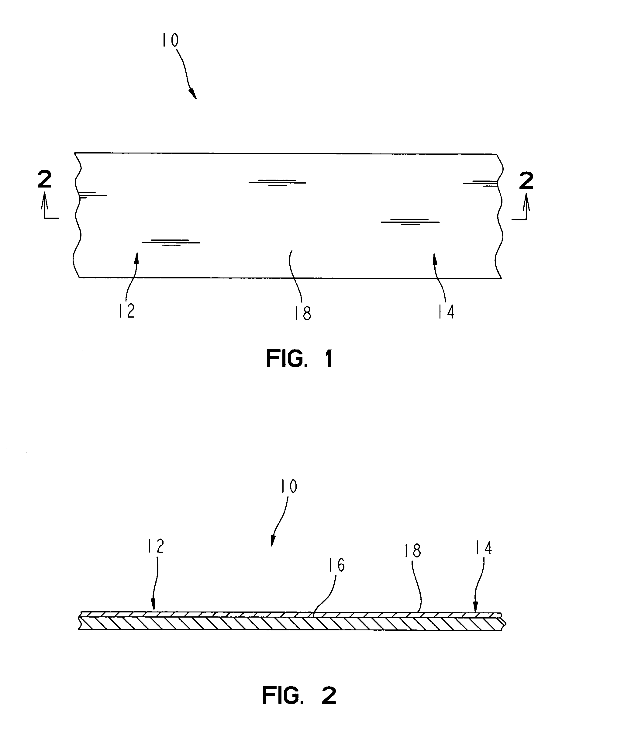 Modification of surfaces in order to increase the surface tension