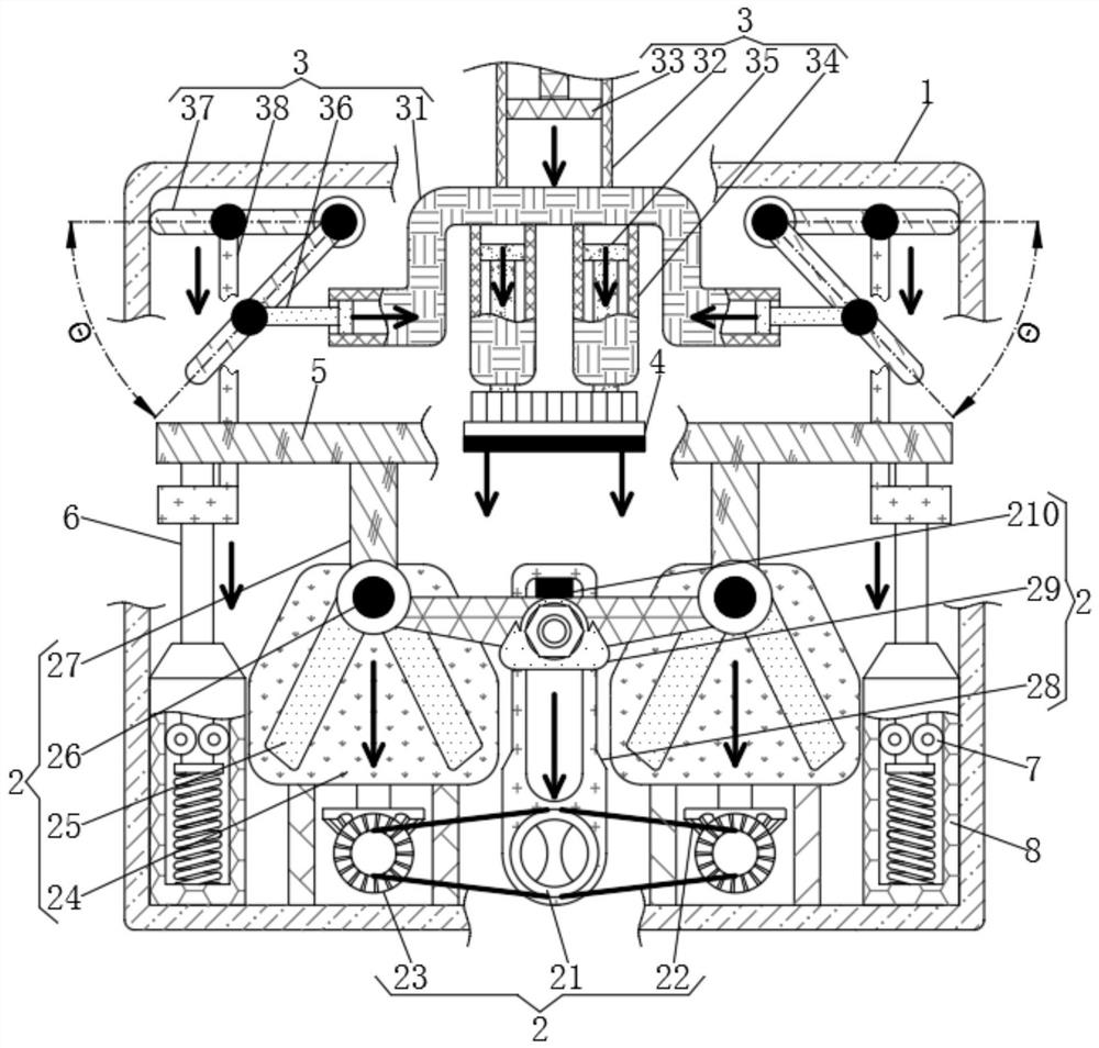 Adjustable bending device for coil packaging material