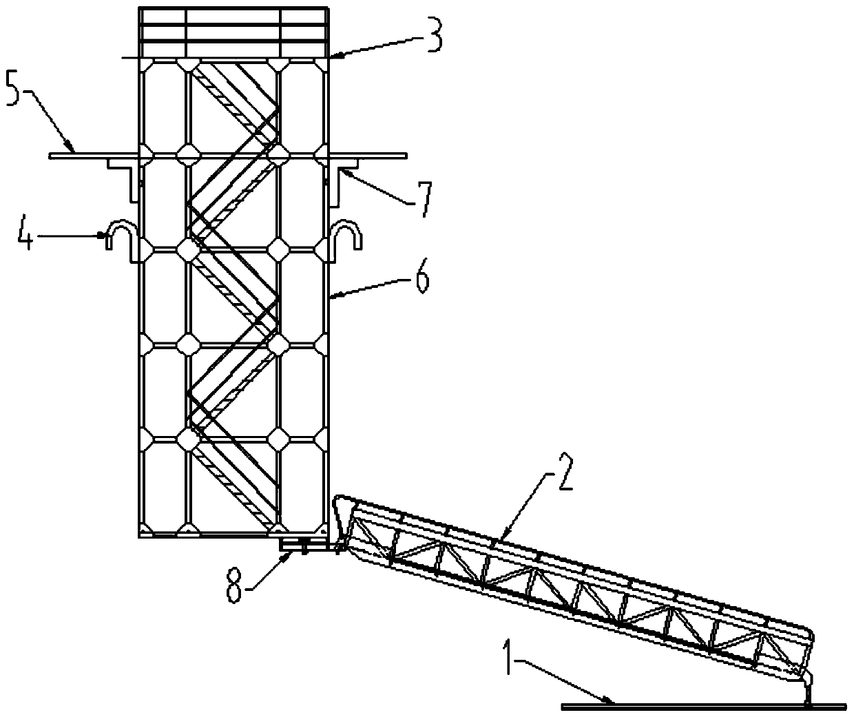 Dock boarding ladder