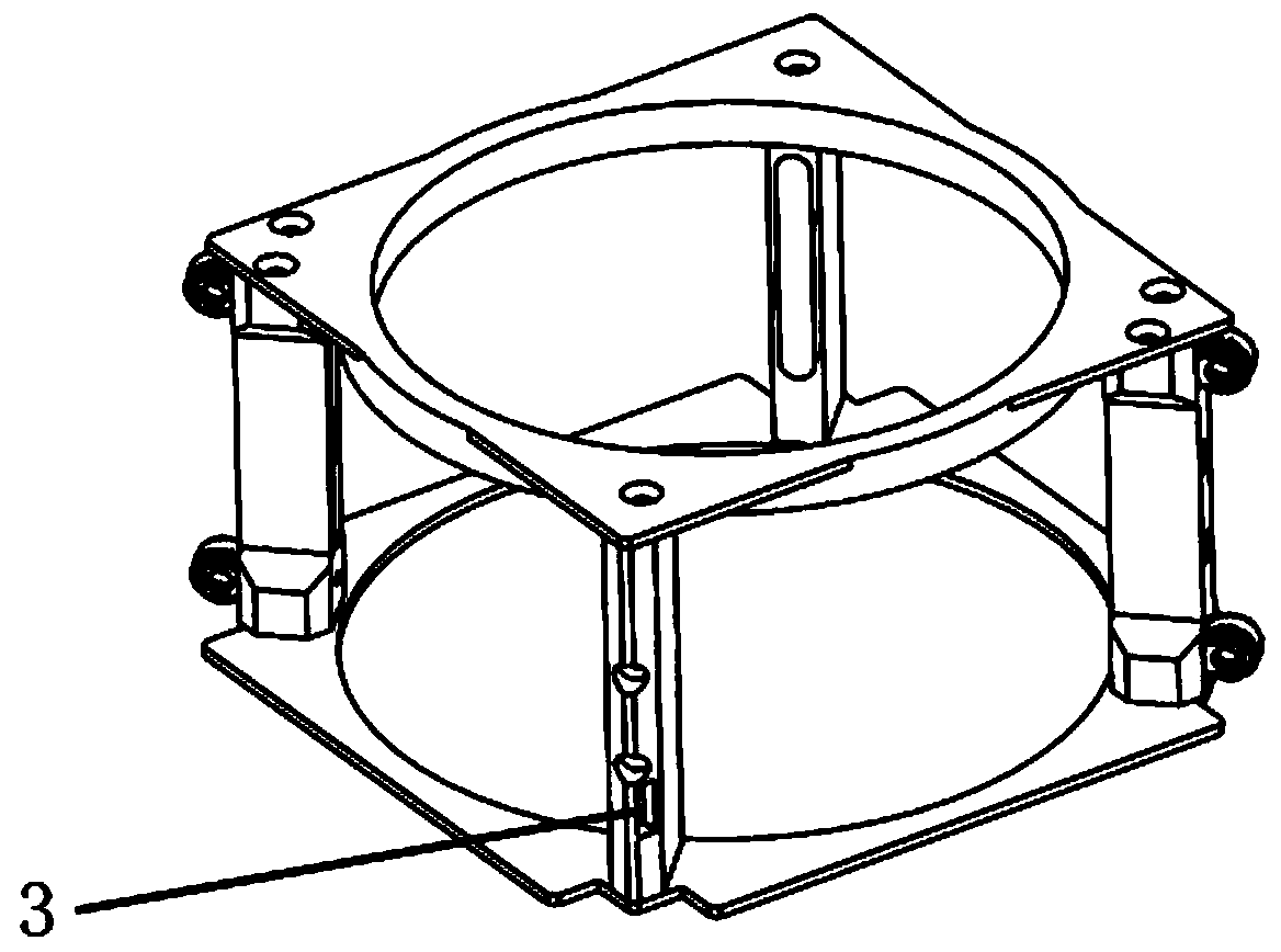 Controlling and remote metering circuit applied to cubic satellite separation device