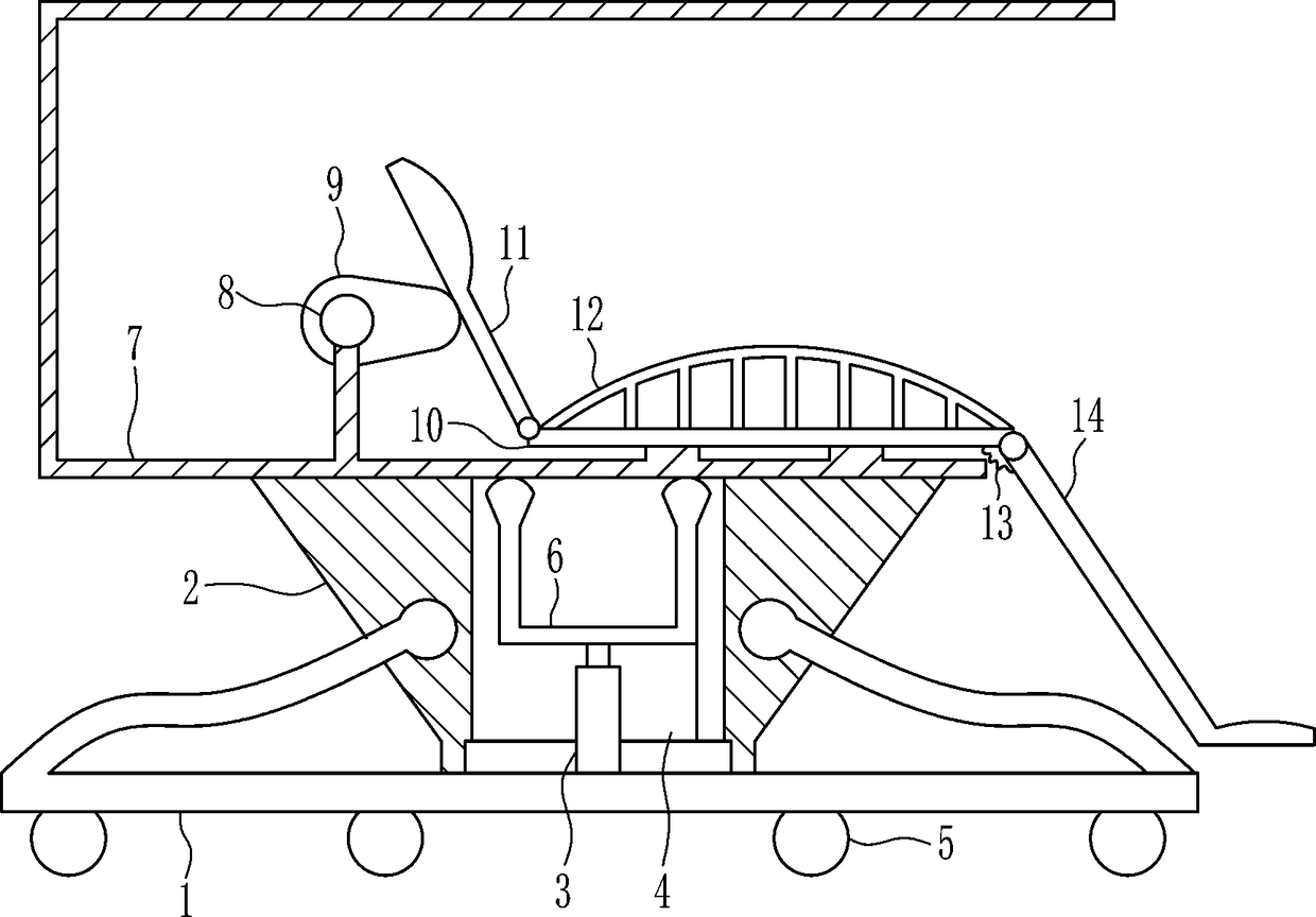 Indoor mobile seat for medical treatment of paralytics