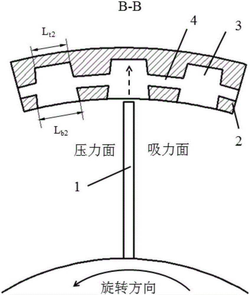 Treatment method and device for gas compressor communicating type contraction joint casing