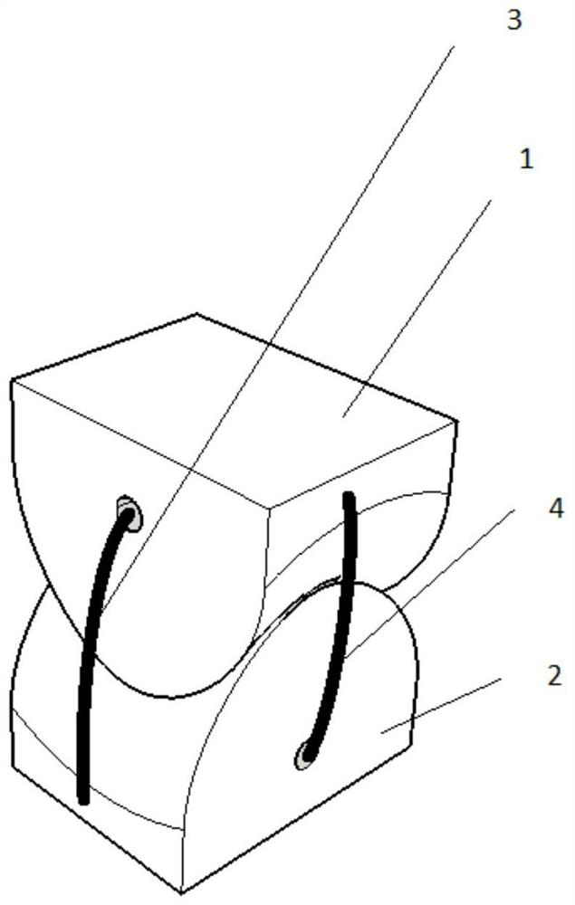 Compact and firm multi-degree-of-freedom bionic joint and manufacturing method thereof