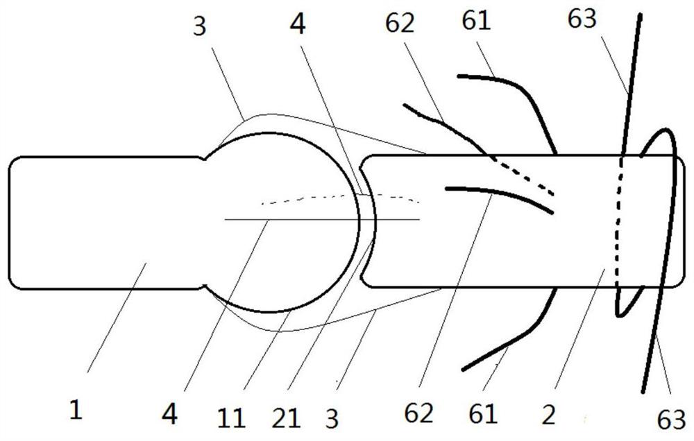 Compact and firm multi-degree-of-freedom bionic joint and manufacturing method thereof