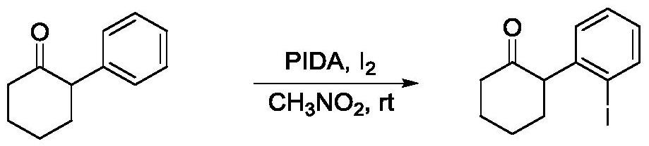 A kind of aromatic ring ortho iodoalkanone and its synthesis method and application