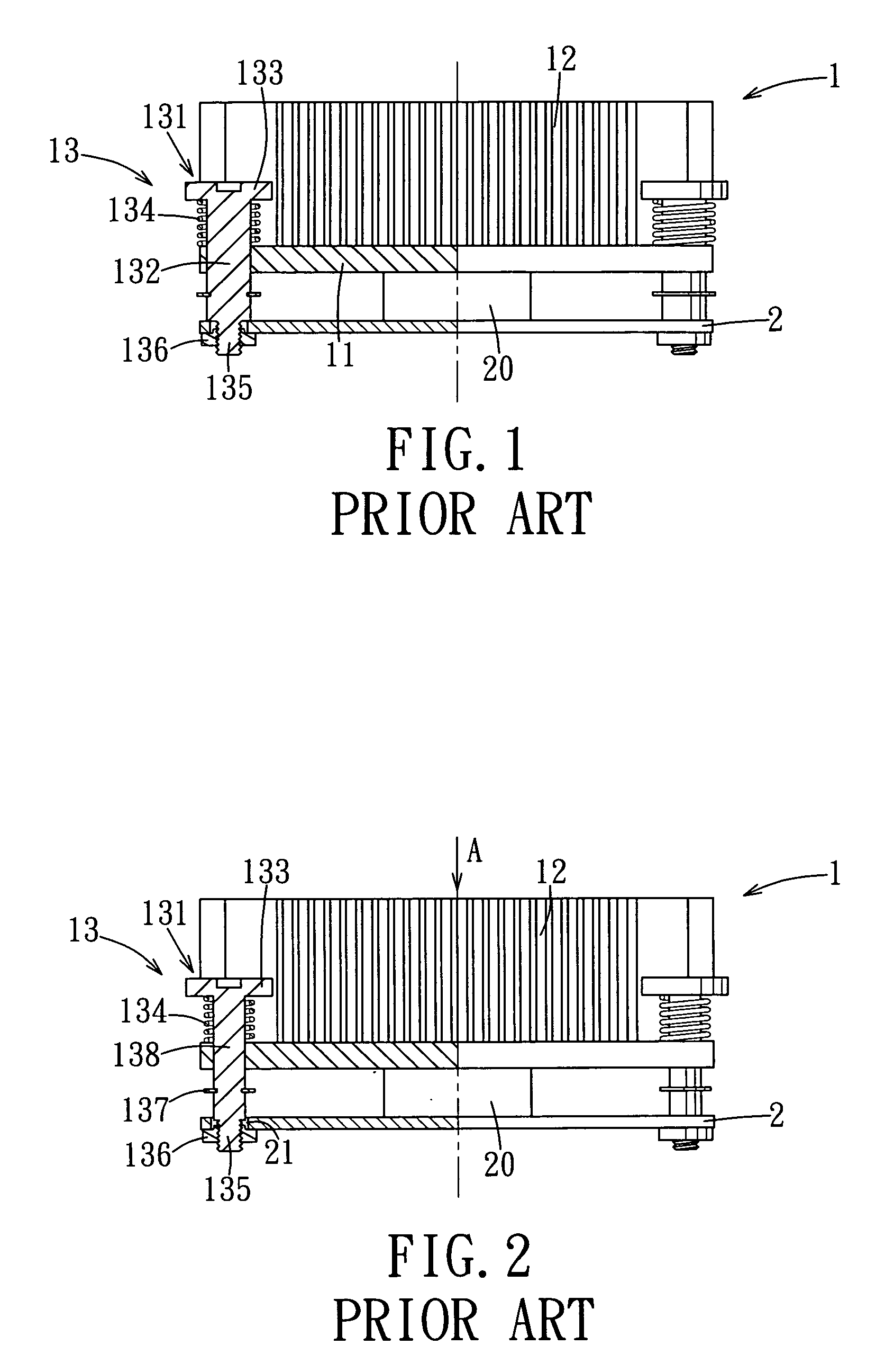 Assembly of heat-dissipating device and circuit board