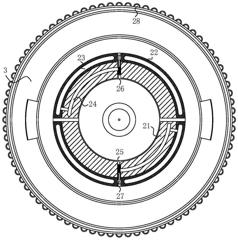 A waterproof halogen-free flame retardant cable