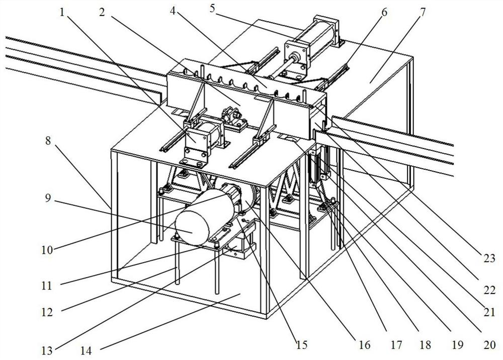 A kind of welding equipment for the connection end of lead-acid battery