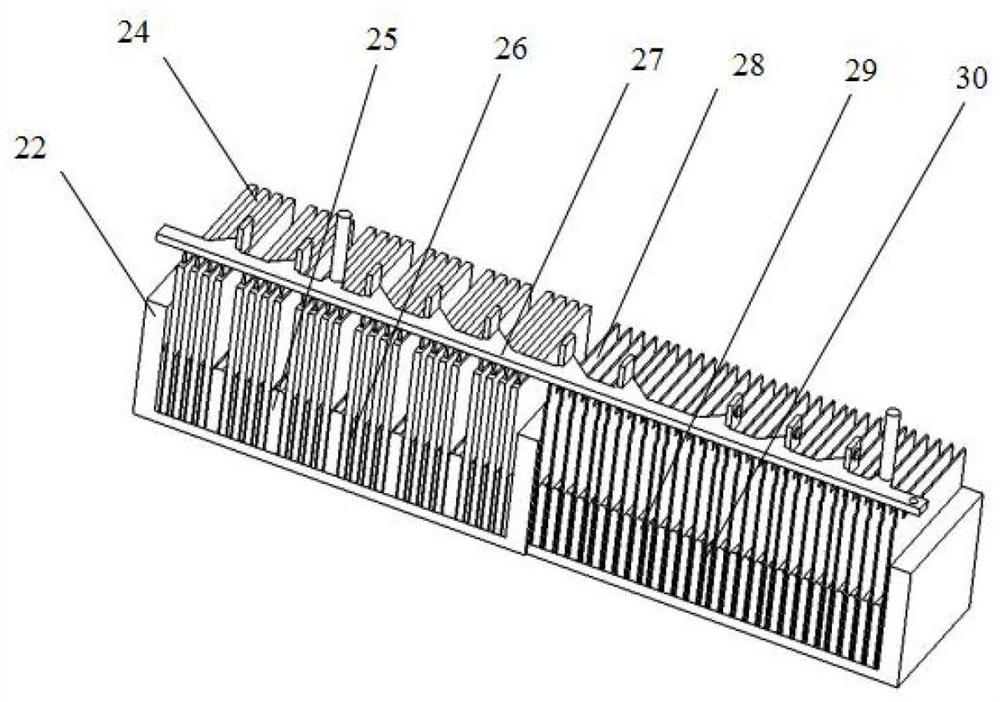 A kind of welding equipment for the connection end of lead-acid battery