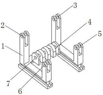 A Multi-Unit Connecting Rod Drive Plane Controllable Sliding Forklift