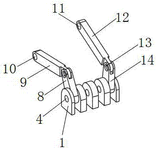 A Multi-Unit Connecting Rod Drive Plane Controllable Sliding Forklift