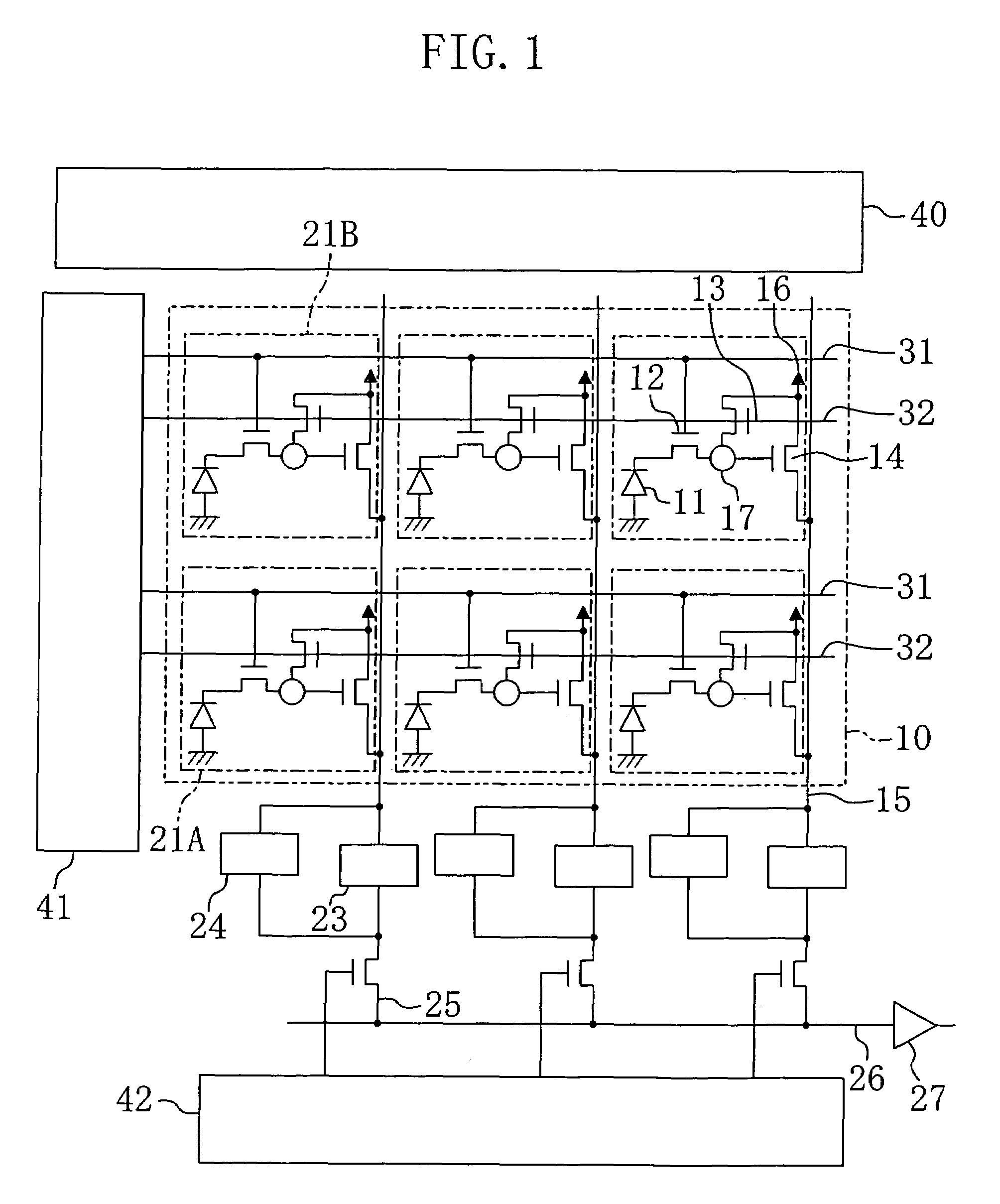 Solid state imaging device, method for driving the same, and camera