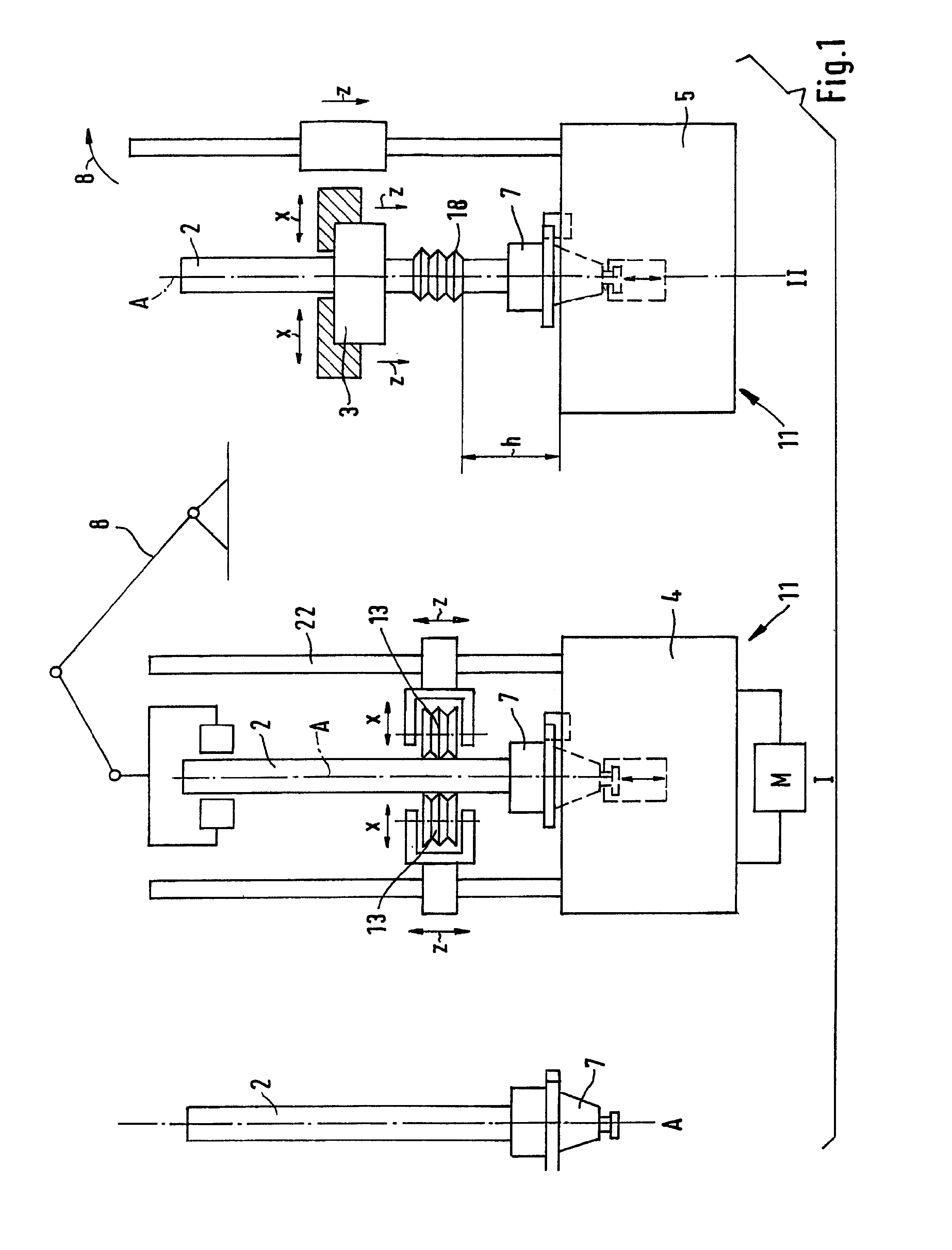 Arrangement and method for producing a camshaft