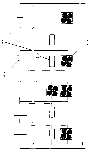 Equalizing device and method of battery management system